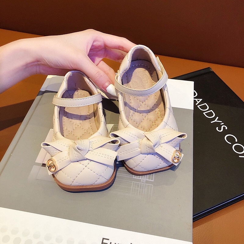 Giày búp bê da mềm kiểu công chúa thời trang mùa thu cho bé gái 2021 21-30