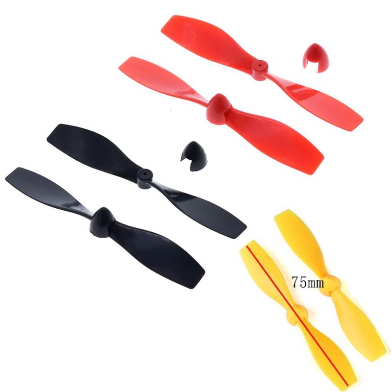 Bộ Cánh Quạt Nhựa 75mm Chất Lượng Cao Cho Mô Hình Trực Thăng Điều Khiển Từ Xa
