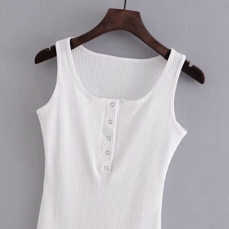 Xiangbao Đầm Dệt Kim Không Tay Dáng Ôm Thời Trang Mùa Hè Thanh Lịch Dành Cho Nữ