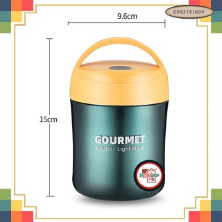 Bình ủ cháo giữ nhiệt inox gourmet 500ml - bytom