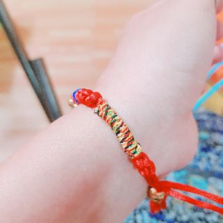 Vòng dây đỏ may mắn mix tỳ hưu