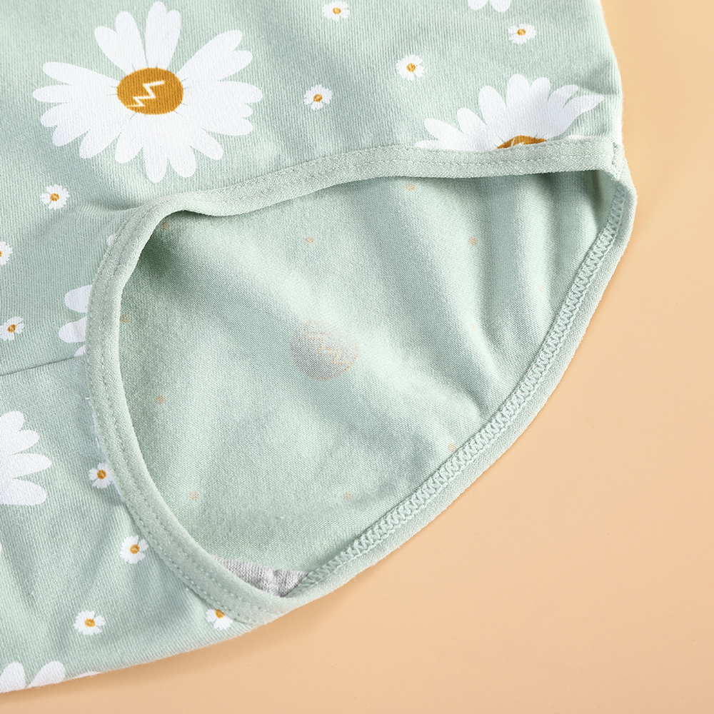 Quần Lót Aijolen Bằng Cotton Lưng Cao In Họa Tiết Độc Đáo Dành Cho Nữ