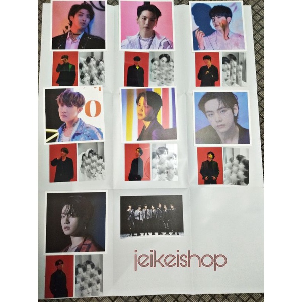 BTS POSTCARD PHOTOCARD LẺ BỘ CONCEPT PHOTOBOOK ON:E