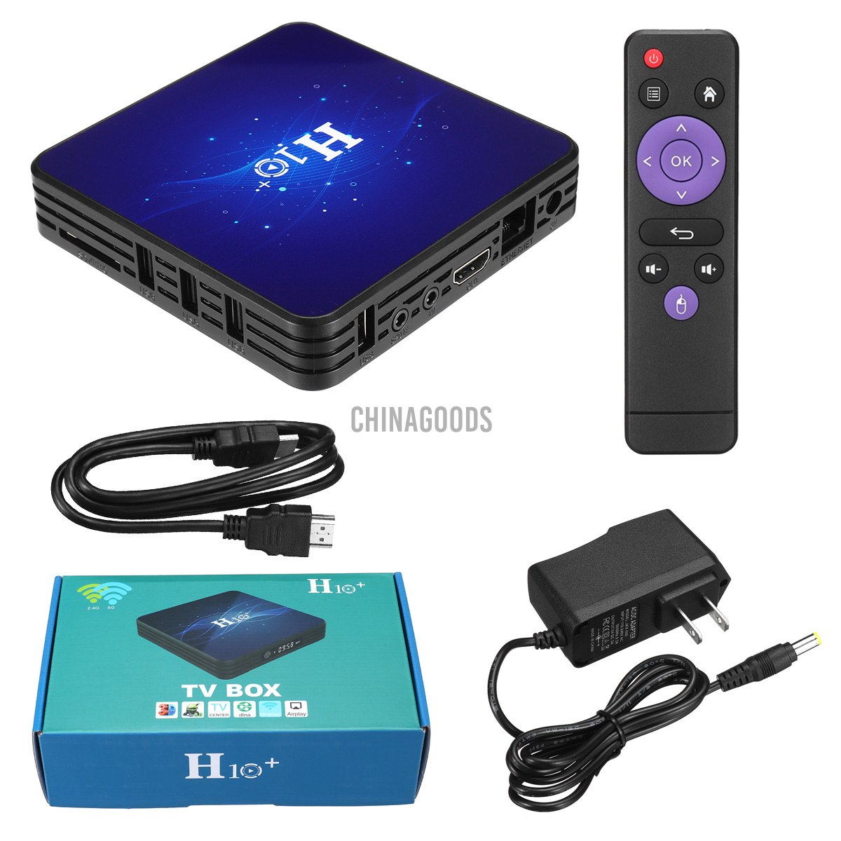 Tv Box Android 10.0 Lõi Tứ 64bit 1g 8gb Hd Media Player Wifi Hdmi