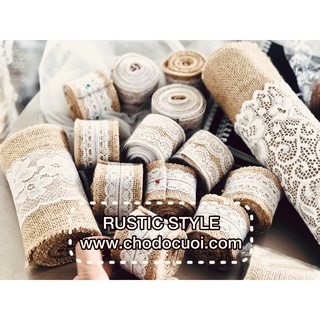 Cuộn vải bố trang trí