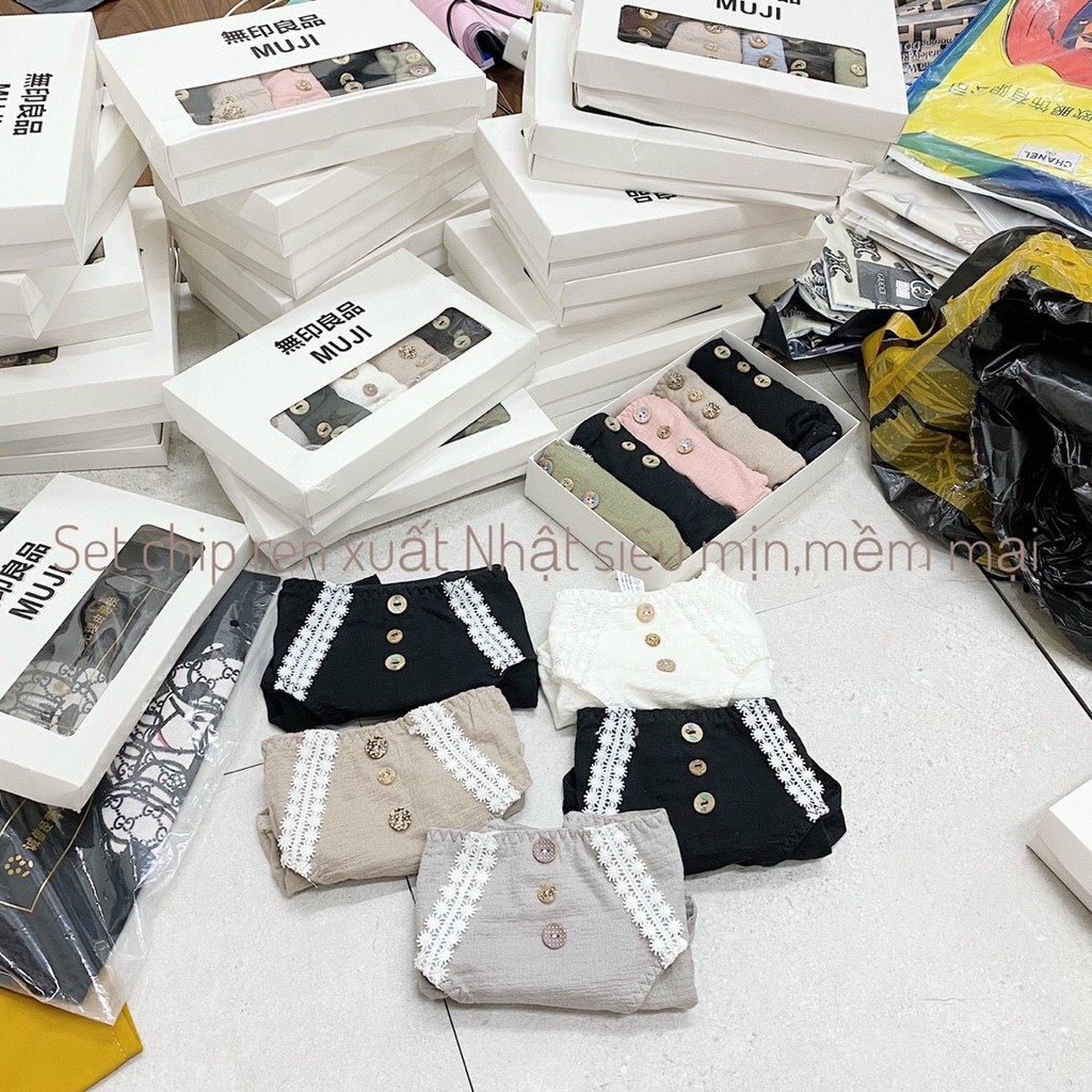 Set 5 Quần Lót Nữ Xuất Nhật Chất Cotton Mềm Mại | BigBuy360 - bigbuy360.vn