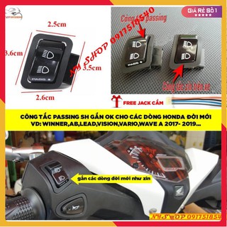 💥 công tắc passing sh cho mọi xe honda đời mới ( TẶNG JACK 4 CHÂN ) KÈM SƠ ĐỒ💥