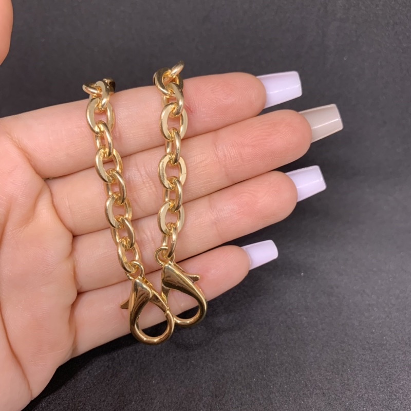 Dây túi xách thay thế, dây xích túi xách Tobun Fashion khoá tôm hùm chiều dài 20cm, 100cm và 120cm