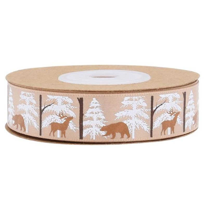 Cuộn Dây Ruy Băng 10 Yards Tự Trang Trí Hộp Quà Giáng Sinh