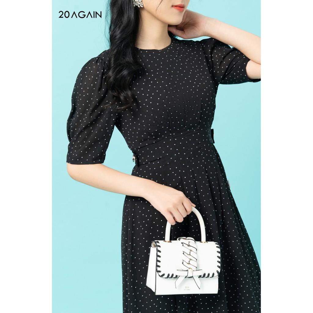 Đầm xòe 2 đai eo 20AGAIN DEA0945 | BigBuy360 - bigbuy360.vn