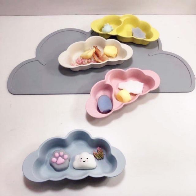 Sét khay thìa ăn dặm Hàn Quốc CLOUDY sang chảnh
