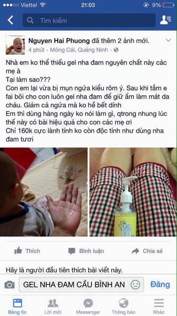 Gel Nha Đam Cầu Bình An