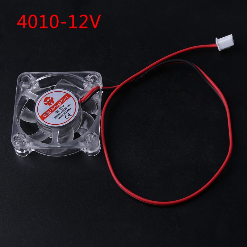 Quạt Tản Nhiệt Đèn LED 12V 24V RGB 3010 4010 2510 Cho Máy In 3D