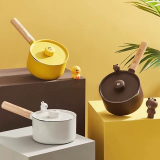 NỒI LINE FRIENDS JOYOUNG CHỐNG DÍNH GẤU BROWN, VỊT SALLY , THỎ CONY