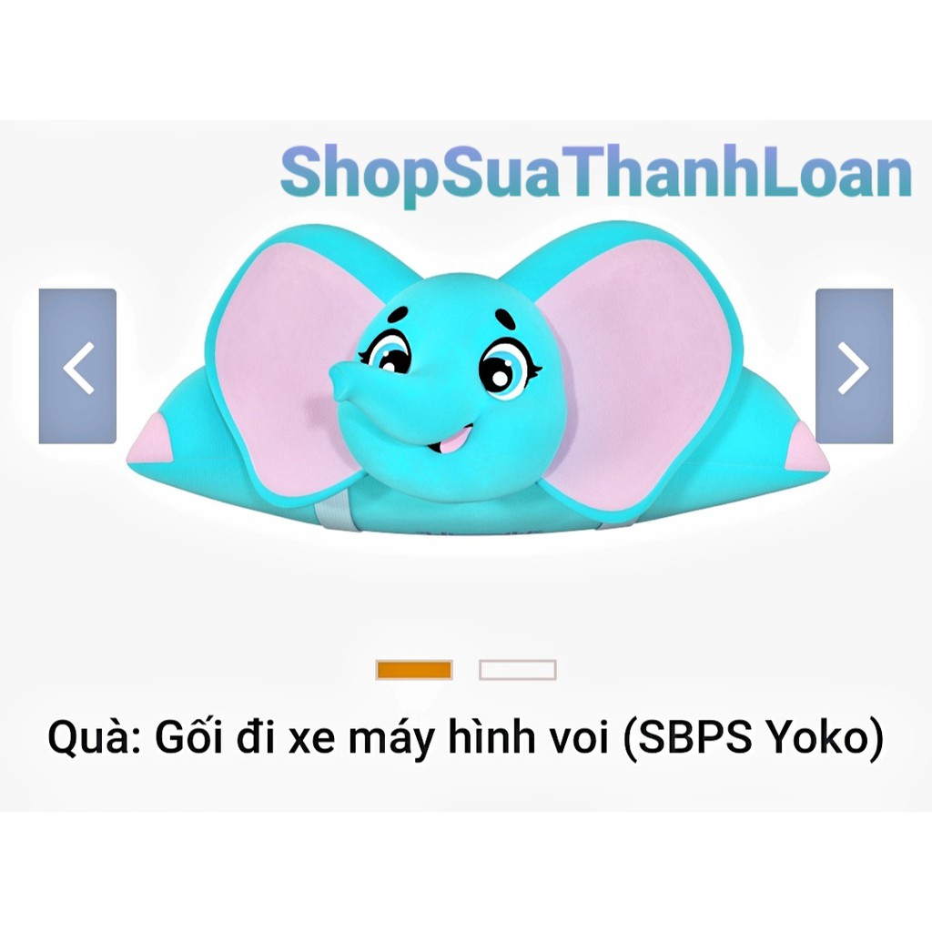 GỐI ĐI XE MÁY VOI CHO BÉ  Quà tặng từ Yoko Vinamilk [MÀU CAM]