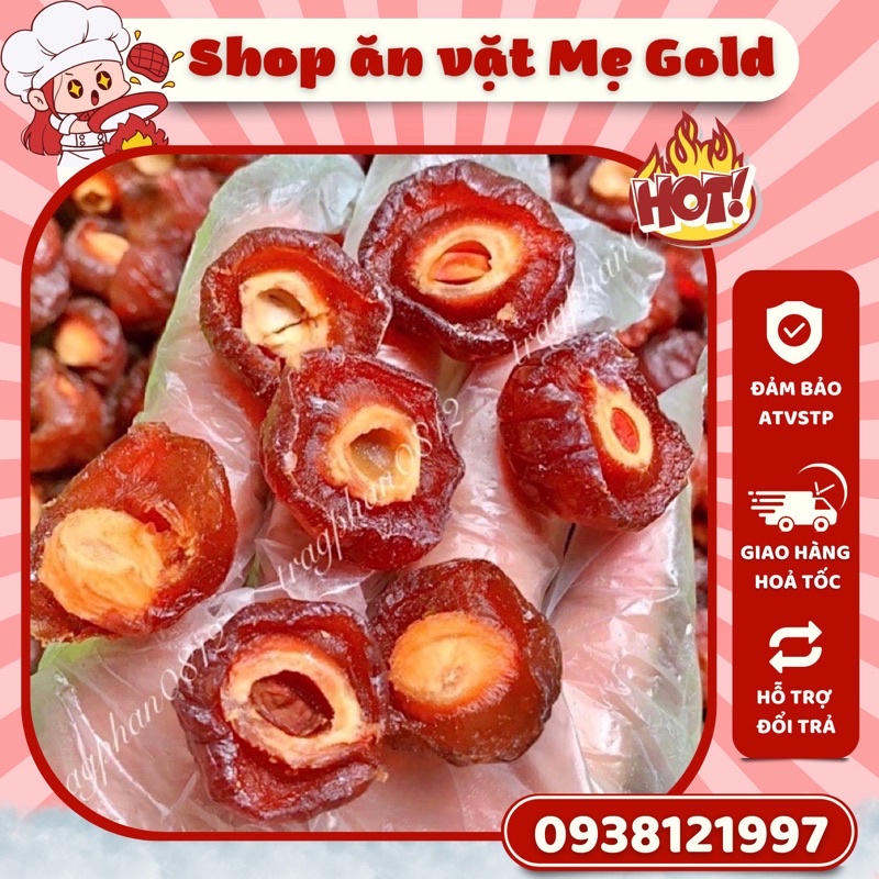 Ô mai đào nâu bổ sấy dẻo (500g)