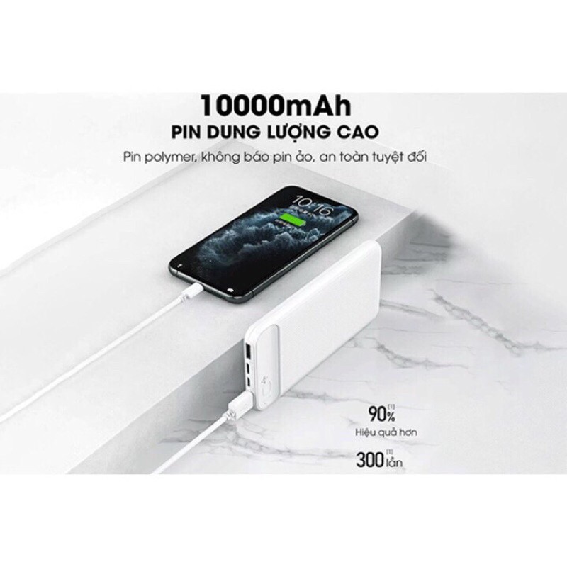 Sạc dự phòng remax rpp-159 dung lượng 10.000mAh hỗ trợ 2 cổng vào và 2 cổng ra