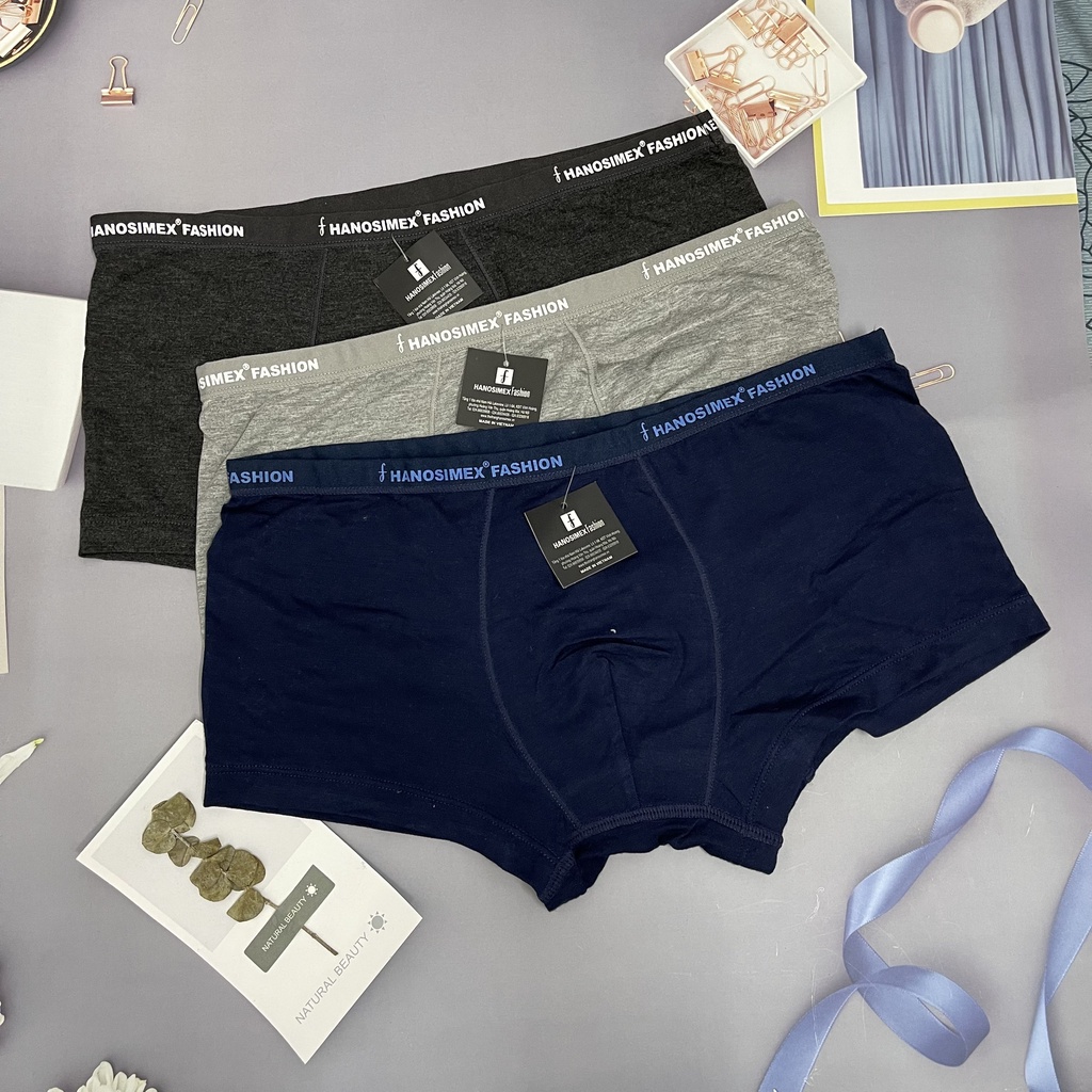 Quần lót đùi nam cạp chữ HANOSIMEX- Hàng Việt Nam chất lượng cao