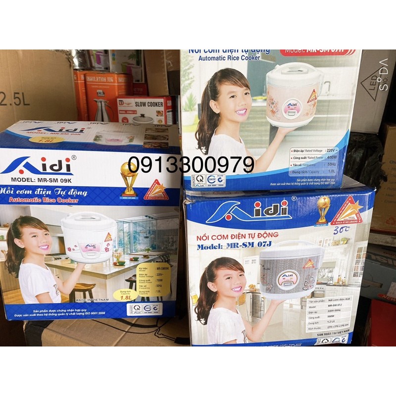 Nồi Cơm Điện Aidi 1L1,2L1,8L