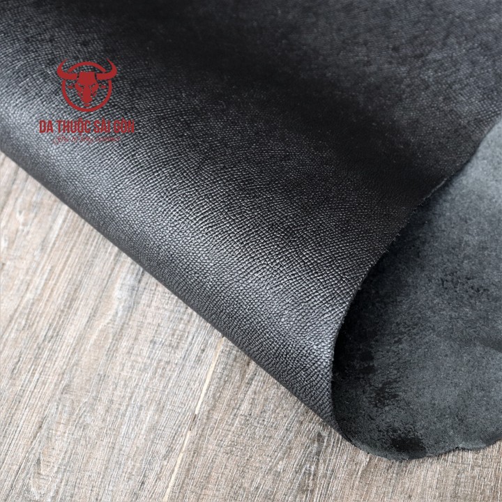 Da Bò Epsom Thương Hiệu Da Thuộc Sài Gòn Màu Đen - Mua Da Bò Thuộc