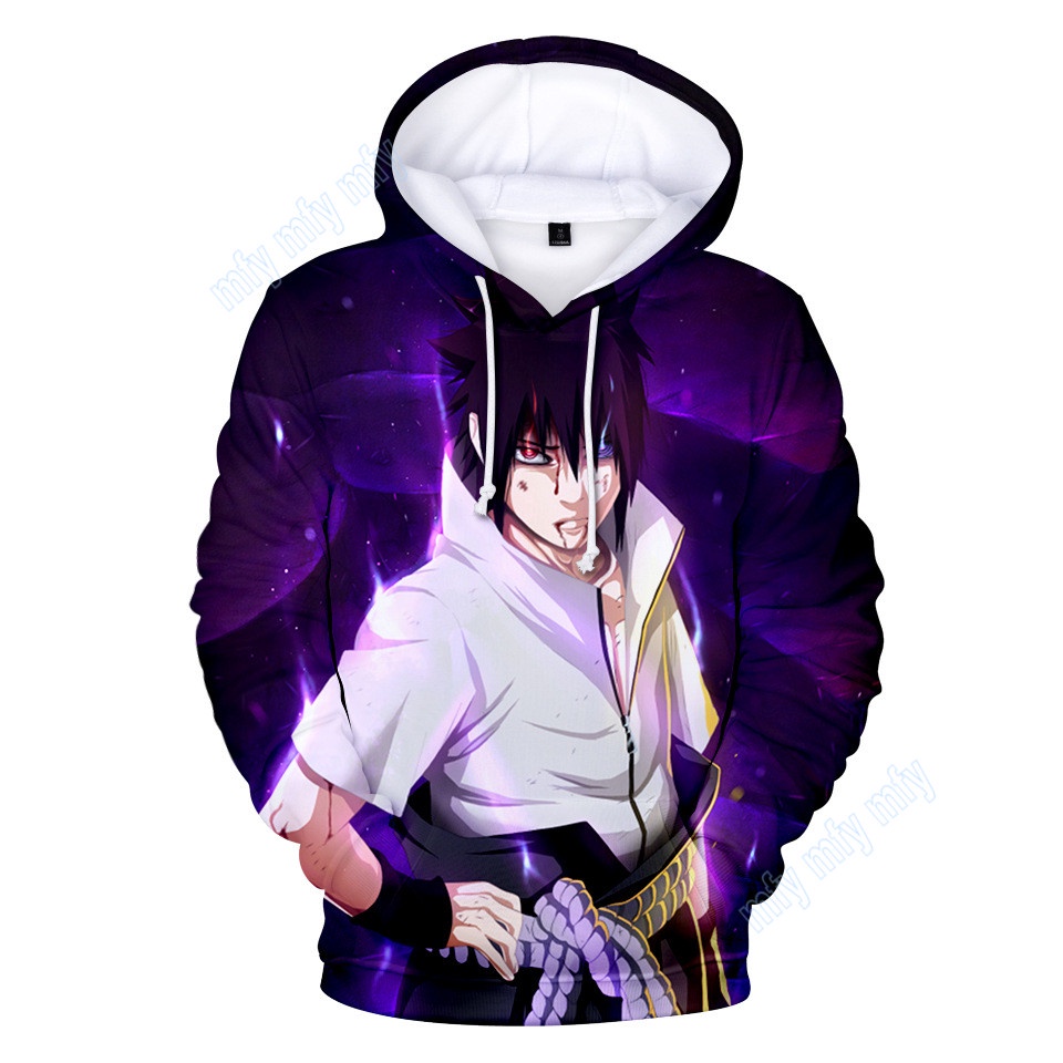 Áo Khoác Hoodie In Hình Naruto Kakashi Itachi Sasuke Cho Bé Trai Bé Gái