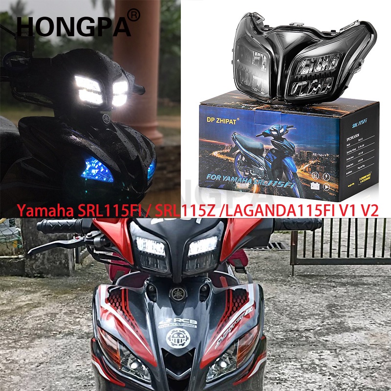 Chóa Đèn Pha LED 2 Tầng Cho Xe Yamaha JUPITER Fi 2013 YAMAHA SRL 115Fi 115Fi SRL 115Fi Lagenda 115Fi