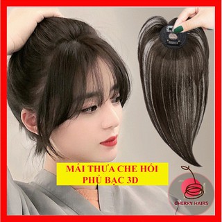 Tóc Giả Đẹp Như Thật Mái Thưa 3D Phong Cách Hàn Quốc
