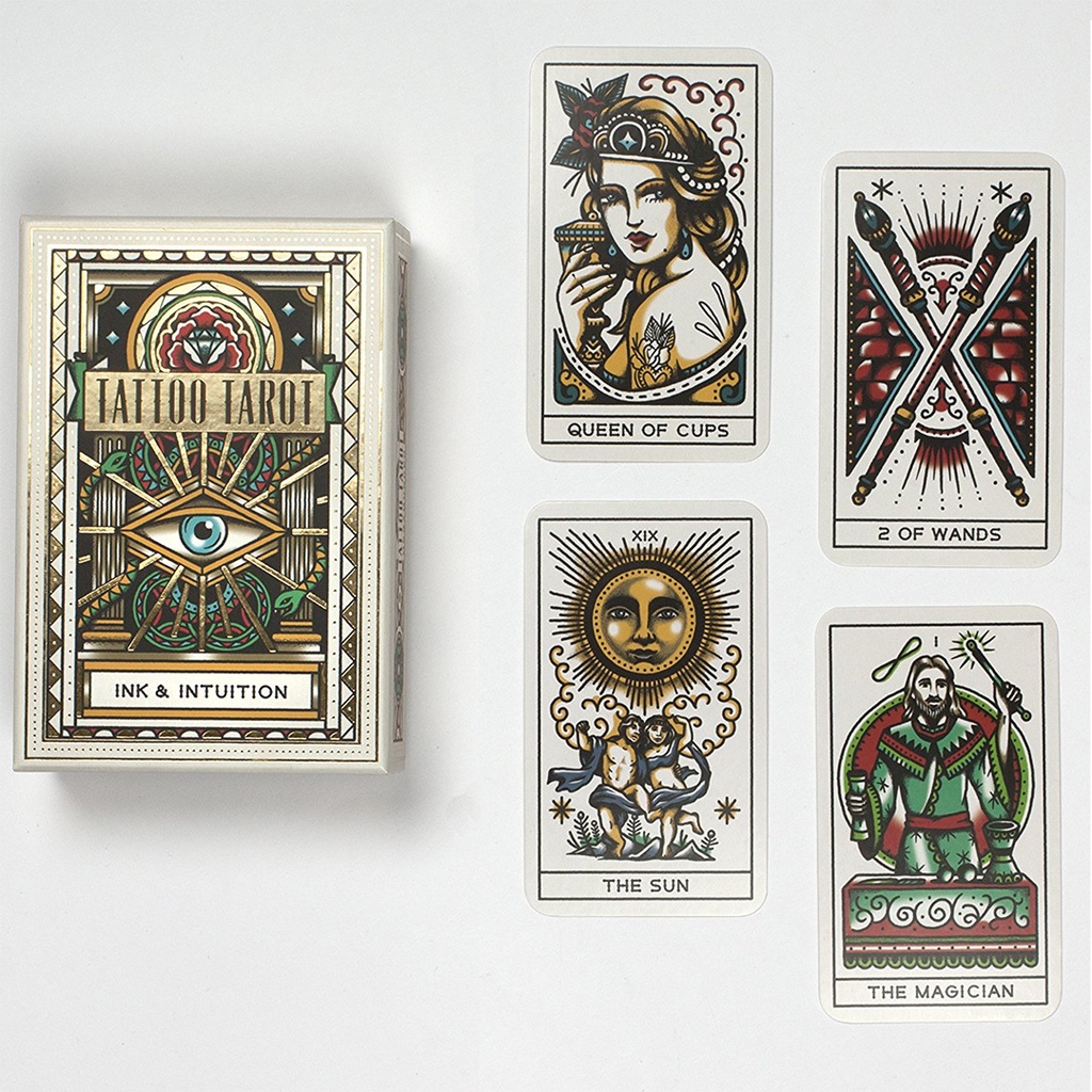 [Size Gốc] Bộ Tarot Tattoo Tarot Ink &amp; Intuition K1