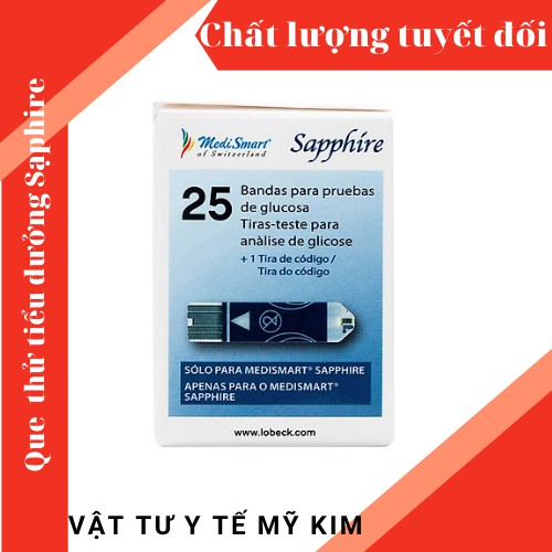 [ GIÁ SỈ] Que thử MediSmart Sapphire (50 que)