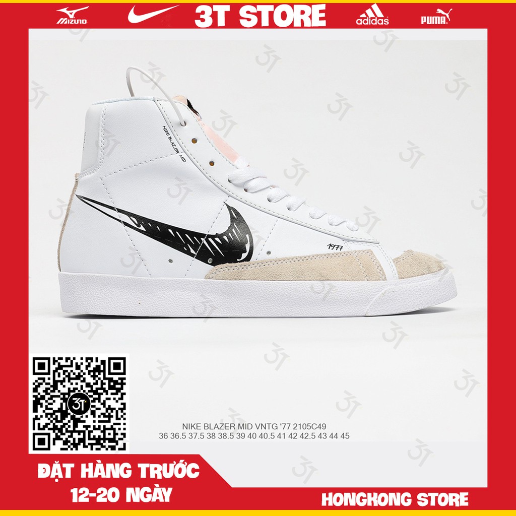 GIÀY SNEAKER MÃ SẢN PHẨM_ Nike Blazer Mid VNTG ‘77 NHIỀU MÀU PHONG CÁCH FULLBOX + FREESHIP TOÀN QUỐC