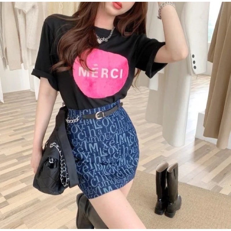 Chân Váy bò kèm đai, chân váy Jeans Chữ A Lưng Cao Phong Cách Hàn Quốc Thời Trang Xuân Hè 2021 Cho Nữ | BigBuy360 - bigbuy360.vn