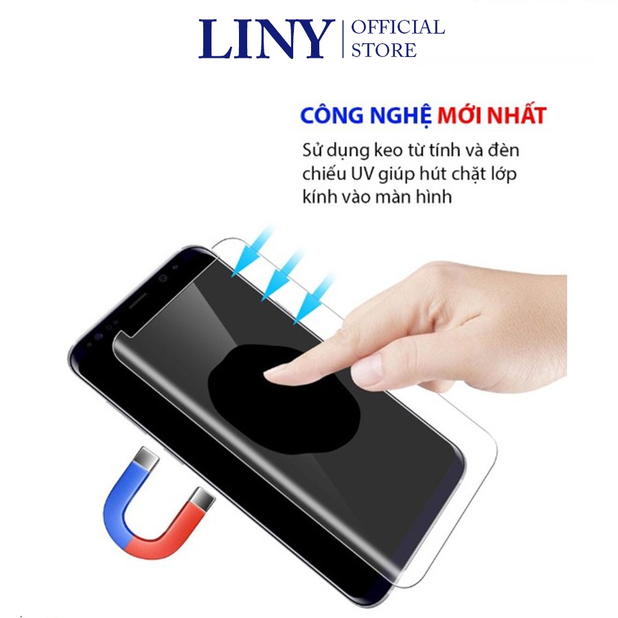 Kính cường lực UV Samsung S20 S20 Plus S20 Ultra S10 S10 Plus S9 S9 Plus S8 S8 Plus S7 Edge bảo vệ máy toàn diện