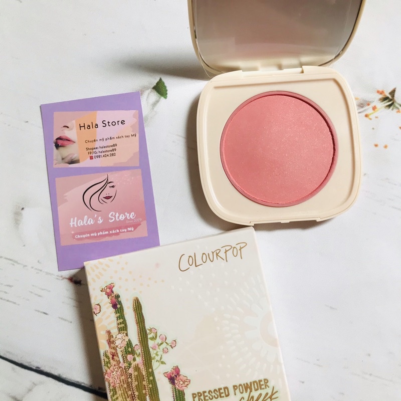 Colourpop ✨ Phấn má hồng - tone hồng đào Blush Compact On The Horizon