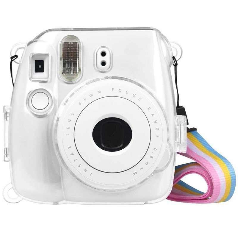 Túi Đựng Trong Suốt Có Dây Đeo Cho Máy Ảnh Fujifilm Instax Mini 9 / 8 / 8 +