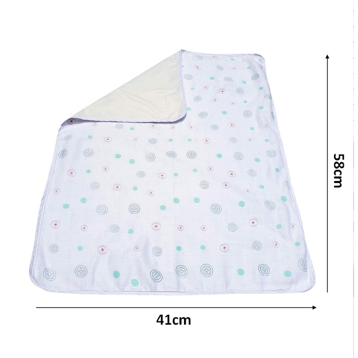 [Chính Hãng MAMARU] SET 2 TẤM LÓT CHỐNG THẤM SỢI TRE 35x35cm | 41x58cm | 60x90cm