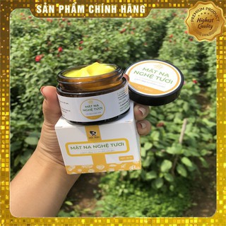 Mặt Nạ Nghệ Mộc Nhan Thiên Nhiên Dưỡng Sáng Da, Mờ Thâm, Giảm Mụn, Dưỡng Ẩm 50g - Handmade