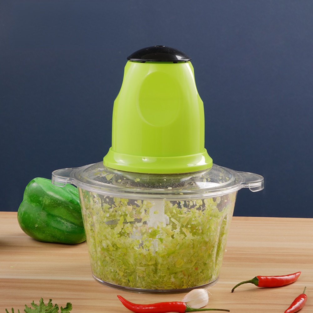 Máy xay thịt, máy xay (2L) - Máy cắt thực phẩm bằng điện Dao chiều Lưỡi dao nhẹ chế biến cầm tay cho hộ gia đình Nitrogen071