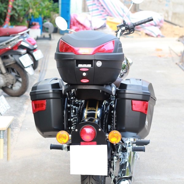 Thùng sau Givi B27N hệ thống khóa Monolock cao cấp dung tích 27 lít kèm đế gắn thùng Givi MP60N chính hãng