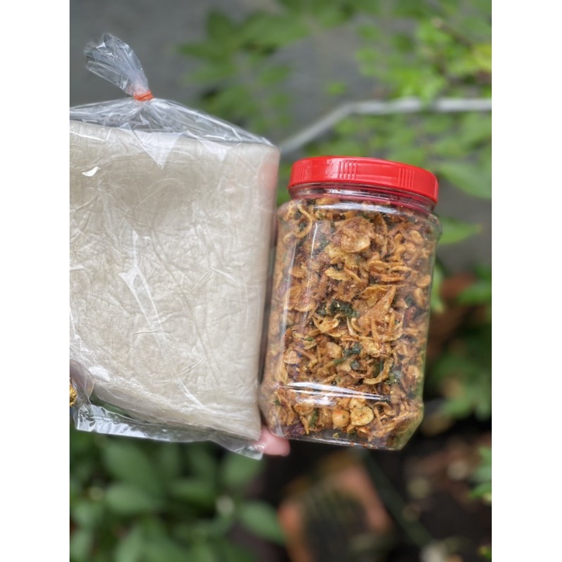 [Mã 77FMCGSALE1 giảm 10% đơn 250K] (tặng 50gr bánh tráng) 200gr Muối hành phi đậu phộng cực đỉnh Tây Ninh ! | BigBuy360 - bigbuy360.vn