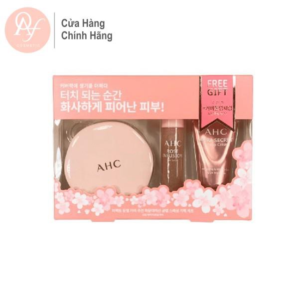 SET PHẤN NƯỚC DƯỠNG DA AHC PERFECT DUAL COVER CUSHION FOUNDATION