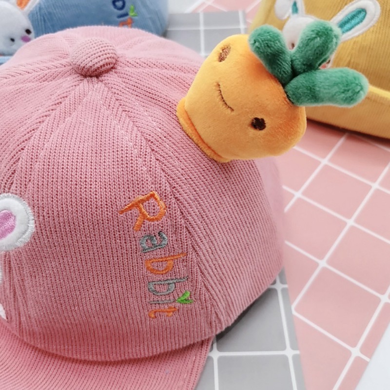 Mũ lưỡi trai cho bé trai và bé gái tùy chọn màu sắc