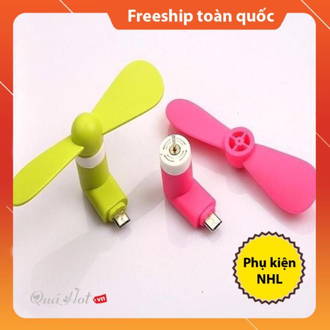 Quạt mini 2 cánh dùng cho tất cả các loại điện thoại