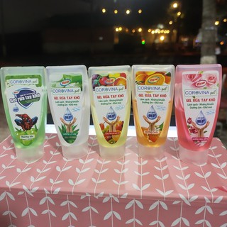 Gel Corovina rửa tay khô Dưỡng Ẩm Không Gây Khô Da  30ml .