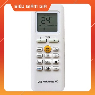 Remote điều khiển điều hoà máy lạnh Midea Media - Giá tốt nhất