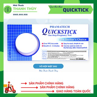 Que Thử Thai QUICKSTICK [Nhập Khẩu Từ Mỹ] Test Thai Sớm, Nhanh, Chính Xác