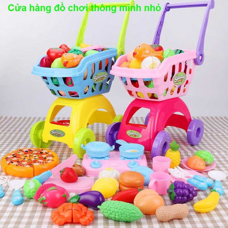 Búp bê & Đồ chơi nhồi bôngBộ đồ chơi nhà trẻ em cắt trái cây giỏ hàng Baby Kitchen Little Girl Nam Cutie Le Vegeta1