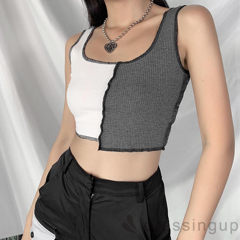 Áo Croptop Không Tay Thời Trang Nữ Quyến Rũ | BigBuy360 - bigbuy360.vn