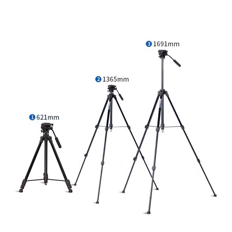 Benro T980EX - Chân Đế Cho Máy Ảnh, Máy Quay, Smartphone, Tải Trọng 5kg, Chiều Cao 1.62m