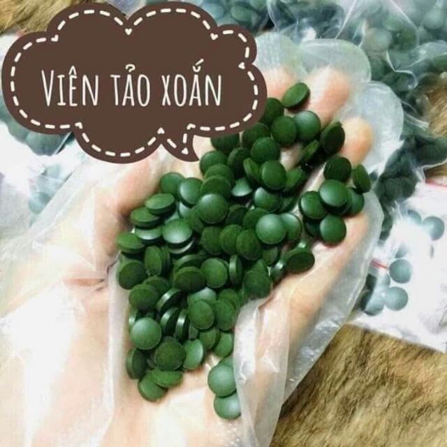 50 viên Tảo Xoắn Spirulina Royal Jelly Detox Gold Hỗ trợ đẹp da, Mác đỏ