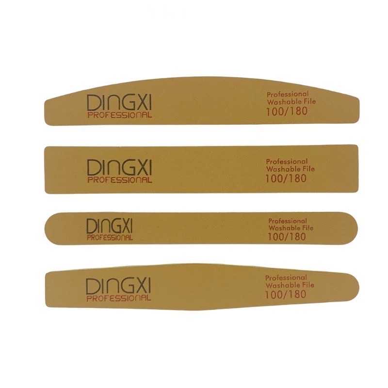 Dũa nhám móng tay DINGXi vàng da bò